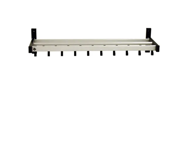 Pro-line Wandgarderobe 19 Haken grijs zwart