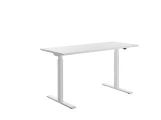 Elektrisch ihv bureau,HxBxD 700-1200x1400x600mm,blad wit,T-voet wit - 2