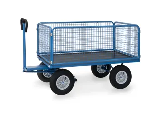 Handtrekwagens 6435l 1000kg 1600x900mm Draadgaas Luchtbanden - 1