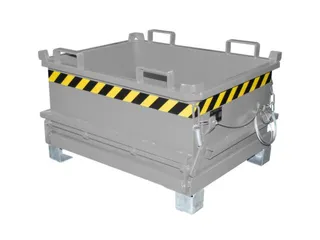 mini-bodemklepcontainer,HxLxB 625x800x1000mm,0,24m³,inrijbeugel,staal - 4