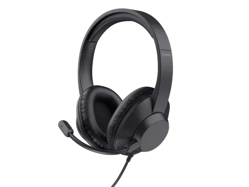Trust Ayda Max USB-headset bedraad Hoofdtelefoon Zwart