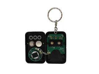 Sleutelhanger tijd Senseworks Nederlandssprekende reiswekker 6x4x1.5cm - 6