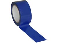 vloermarkeertape PVC blauw band LxB 33mx50mm