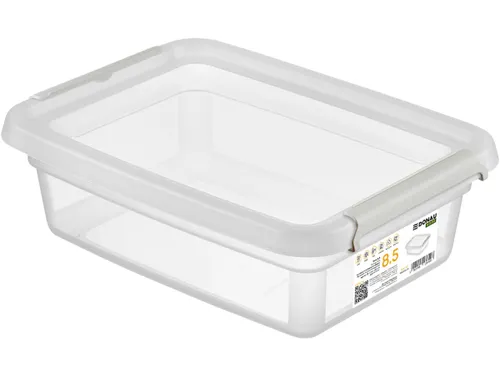 Donau Home Voedseldoos 8,5 Liter transparant kunststof
