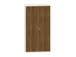 kantoorkast,HxBxD 1920x1000x430mm,decor romp wit,decor front noten