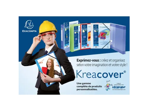 Showalbum A4 Assorti 30 Tas Halfharde Polypropyleen Kaft Kreacover