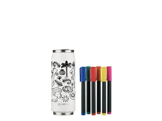 Thermosbeker Les Artistes Paris 500ml DIY creatieve set Dino - 1