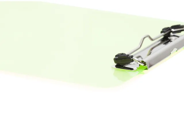 Porte-bloc MAUL A4 portrait transparent néon jaune