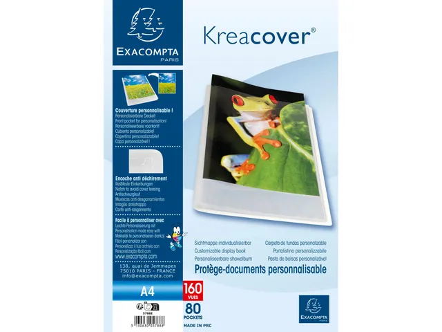 Protège-documents en polypropylène semi rigide Kreacover Chromaline