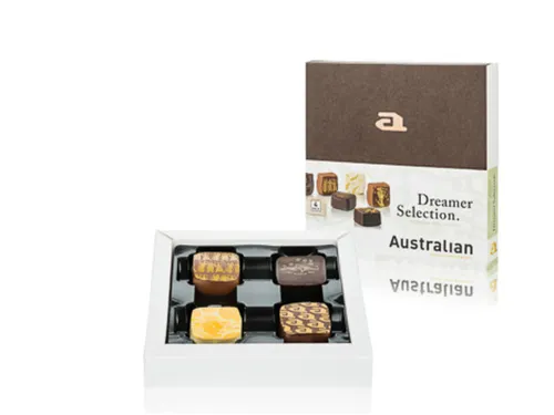 Australian Chocolade bonbons Dreamer Selection 4-pack