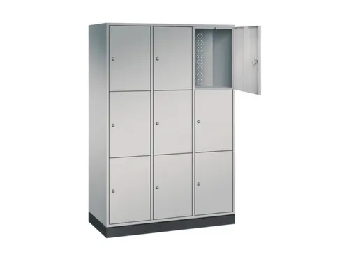 grootvolume-lockersysteem,HxBxD 1950x1220x500mm,3x3vakken,cil.-slot