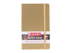 Schetsboek Talens Art Creation 80 witte vellen 140gr 130x210mm witgoud