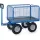 Handtrekwagens 6434l 1000kg 1200x800mm Luchtbanden Draadgaas Wanden