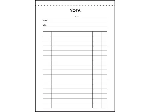 Notablok Sigel Expres A6 hoog blok a 100 blad