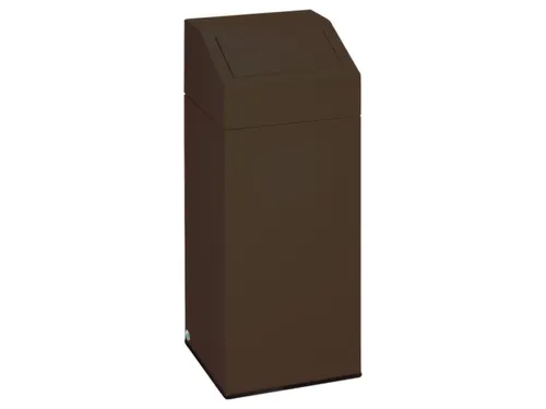 Verzamelaar 45 liter HxBxD 790x320x320mm sticker gft-afval Bruin sepia
