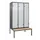 Z-garderobekast,HxBxD 2120x1200x815mm,6vak,vak B 400mm,draaigrendel