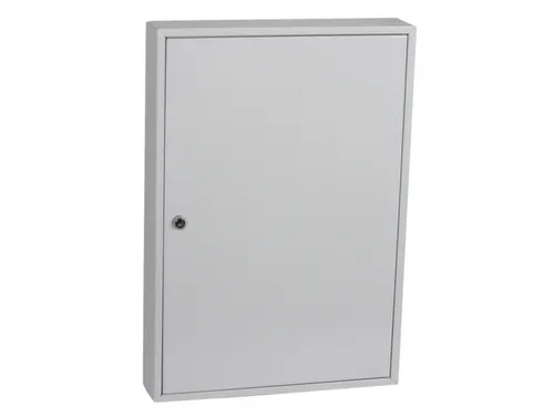 sleutelkast,100haak,HxBxD 550x380x80mm,romp grijs,front grijs