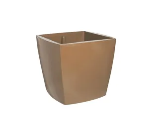 plantenpot,trapeziumvormig,PE,beigegrijs,HxBxD 900x1000x1000mm,380l - 1