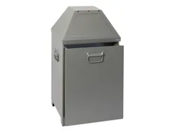 afvalbak,brandbeveiligingsklasse A1,80l,HxBxD 870x450x450mm