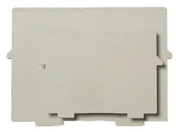 Scheidingsplaat Kaartenbak Multiform A6 Dwars Grijs