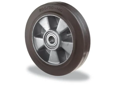 Reservewiel D 300 kg Elastische Banden 160 x 50mm Aluminium Velg