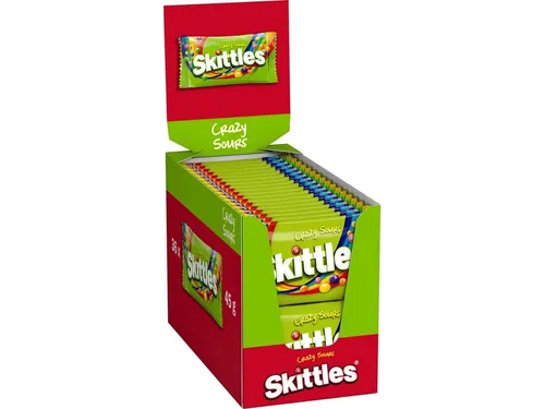 Snoep Skittles crazy sour zak 45gr