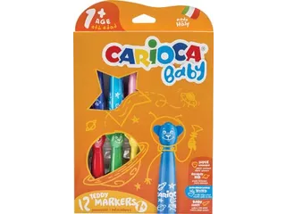 Viltstift Baby Teddy, Doos à 12 Stuks Assorti kleuren - 1