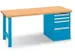 werkbank,HxBxD 840x2000x750mm,multiplexblad,lak RAL5012