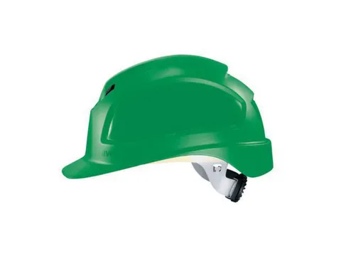 Uvex Pheos B-WR veiligheidshelm, groen geventileerd