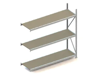 Breedvakstelling Aanbouwveld Hxbxd 2200x2251x650mm 3 Houten Legborden - 1