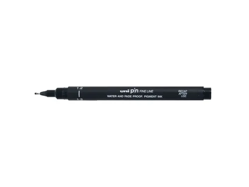 Fineliner Uni-ball Pin 1.2mm zwart
