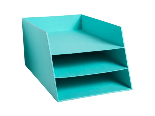 Kartonnen postmand met 3 niveaus