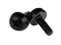 M5 x 12mm schroeven voor serverkast en rack zwart 100 stuks pak