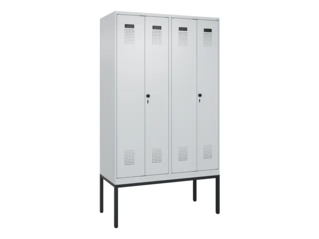 locker voor scheiding van kleding,HxBxD 2120x1200x500mm,4vak
