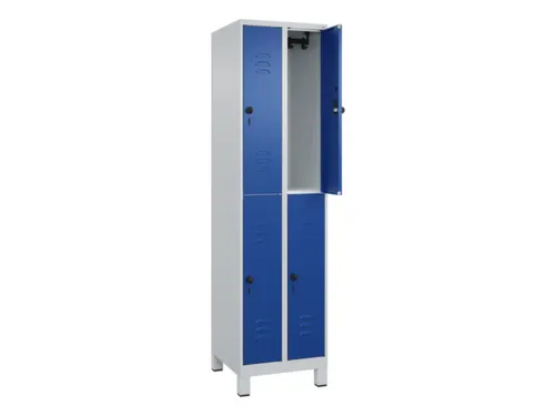 dubbeldekse locker,HxBxD 1950x500x500mm,2x2vak.,vak B 250mm