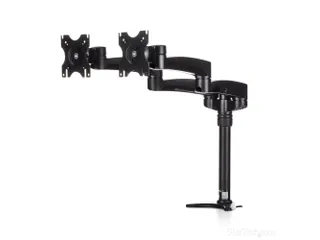 Dual Monitor Arm Scharnierend Bureau Monteerbaar 2 schermen - 1