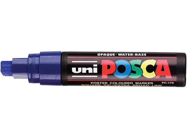 Uni POSCA marqueur peinture PC-17K, 8 mm, bleu foncé