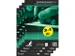 Cursusblok Kangaro A4 ruit 5mm 90 grams 100 vel pak 4 stuks