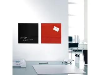 glasmagneetbord Sigel Artverum 30x30x1.5cm zwart - 3
