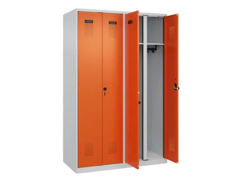 locker voor scheiding van kleding,HxBxD 1850x1200x500mm,4vak