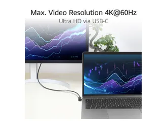 Kabel ACT USB-C hoek links/rechts 10Gbps 1m - 5
