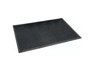 werkplekmat,mat,HxLxB 12,7x1520x910mm,rubber,geperforeerd,antislip - 1