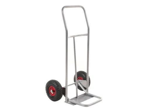 steekwagen,draagverm. 150kg,lucht-banden,steekplaat BxD 300x145mm