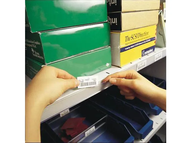 etiket voor etikethouder HxB 52x200mm wit