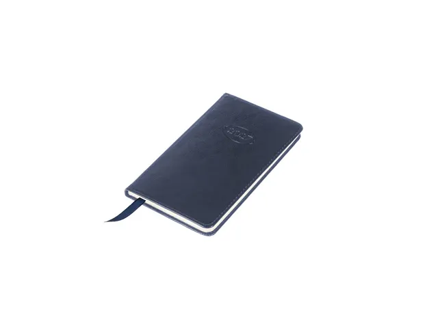 Agenda de poche Multo Hannibal 2027 7 jours/2 pages similicuir bleu