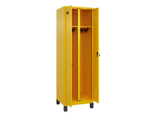 locker voor scheiding van kleding,HxBxD 1950x600x500mm,2vak
