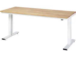 Werkbank elektrisch hoogte verstelbaar 720-1120x2000x800mm beukblad