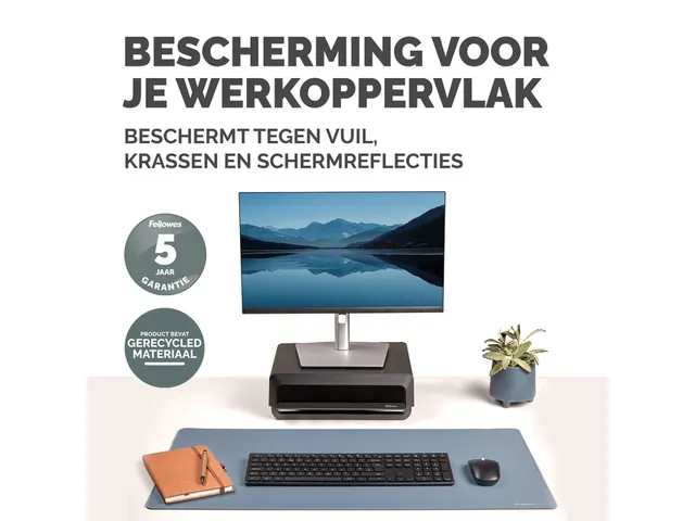 Bureau-onderlegger Fellowes Breyta blauw
