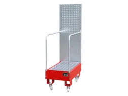 verrijdbare opvangbak,v. 2x60l vat,opvangvol. 60l,HxBxD 1685x500x875mm