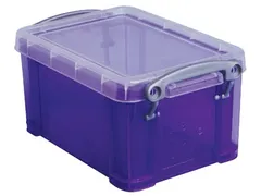 Opbergdoos 0,7 Liter Transparant Purper